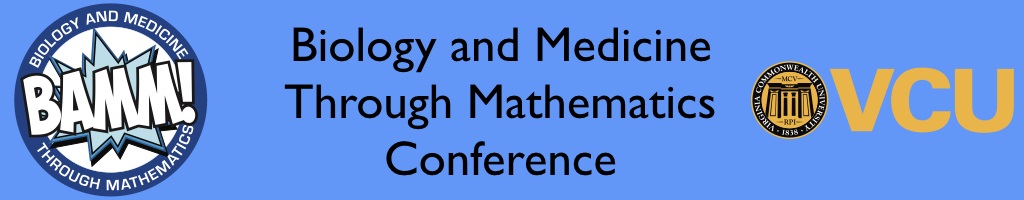 Bilogy and Medicine Through Mathematics Banner VCU